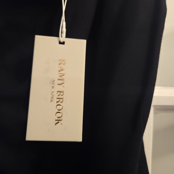 Ramy Brook New York Chic Black Gabriela Asymmetrical Jumpsuit - Picture 2 of 7